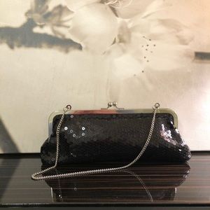 Ann Taylor LOFT Sequin Clutch